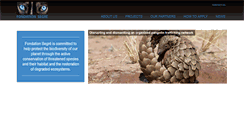 Desktop Screenshot of fondationsegre.org